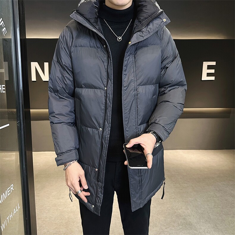 大货冬季中长款连帽羽绒服男B321-YR910-P195,男装羽绒服,电商B321-1