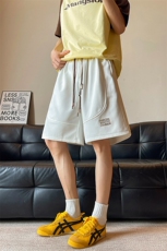 8XL-M抖音品质特大码ins潮流亮色休闲短裤印花五分裤DK1521P35，男装休闲裤，电商D206-1