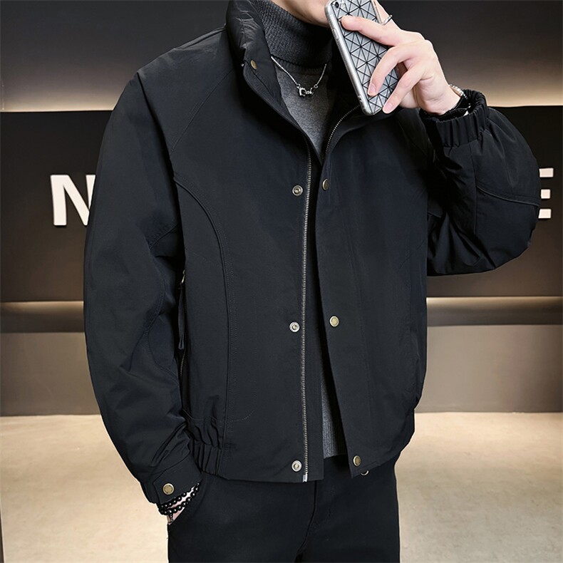 店主风2025年立领潮流时尚帅气保暖羽绒服男LMS2517-P280,男装羽绒服,电商D240-242
