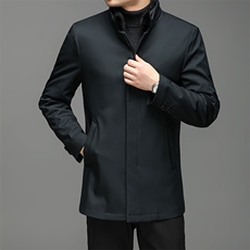 CK72065钱塘2020-2冬季新款商务休闲厚款中年男士羽绒服P285，男装羽绒服，钱塘207-2