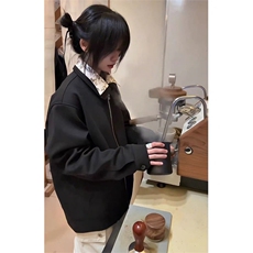 高质量小香风假两件翻领外套JK0144-特批75，女装短外套，星座313A(原308A-2)