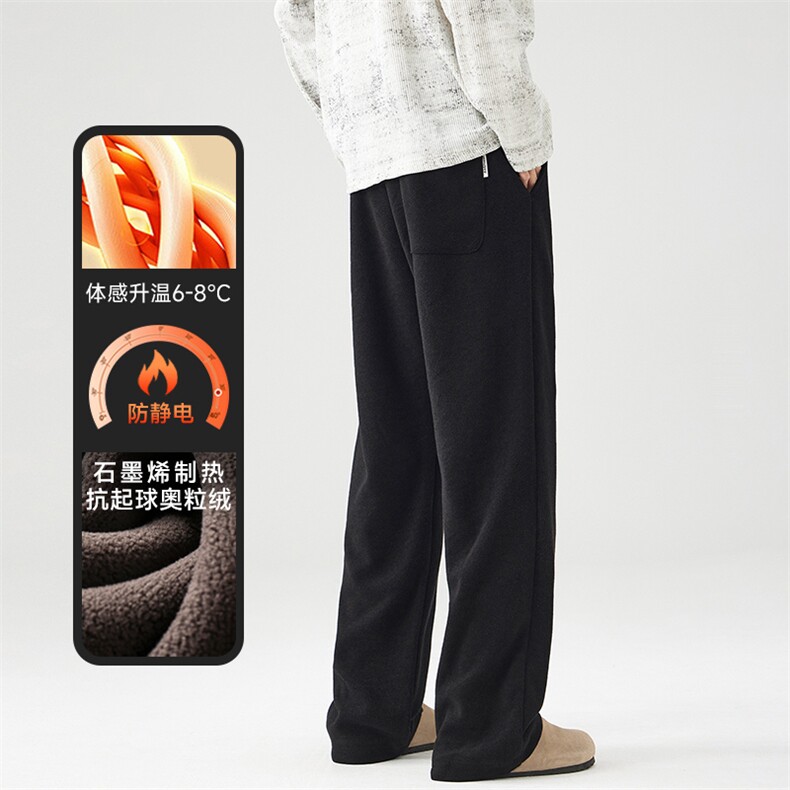 A178-1DY591AP95奥粒绒秋冬季美式休闲针织卫裤,男装休闲裤,电商A178-1