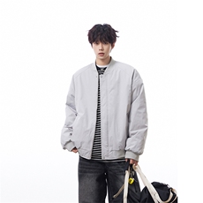 冬季clean纯色棒球服领棉服加厚短款棉衣HZ8815-特P68不议价，男装棉衣，星座610B-1