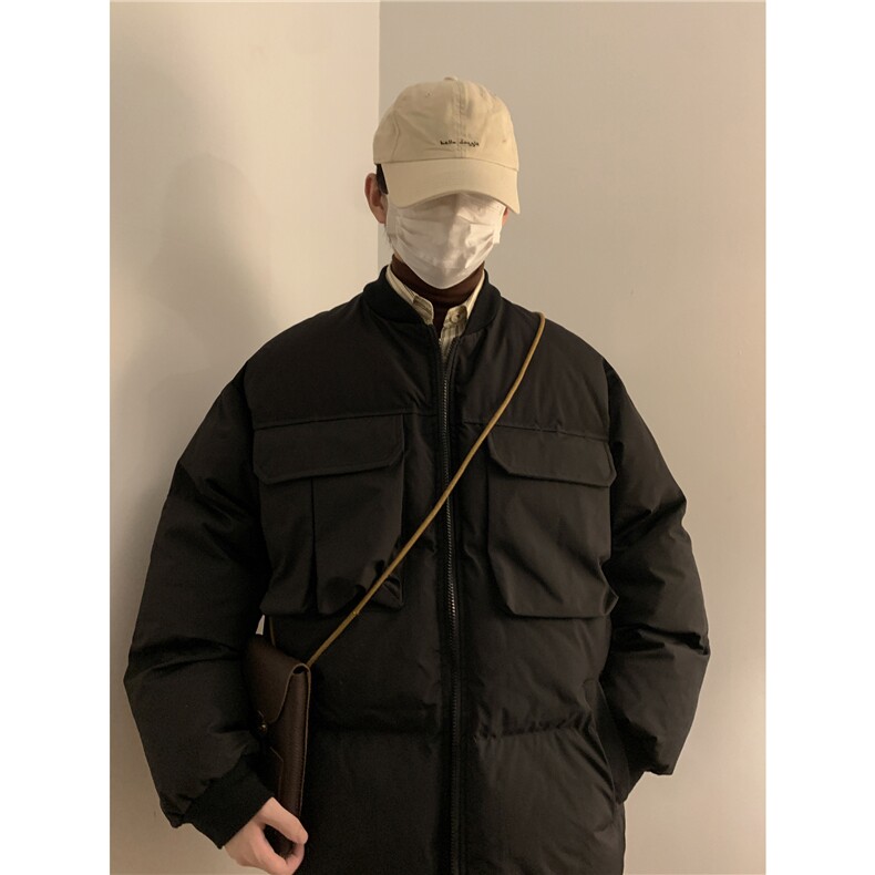 日系工装棒球服棉衣ZM088-P130控165,男装棉衣,星座1408-1