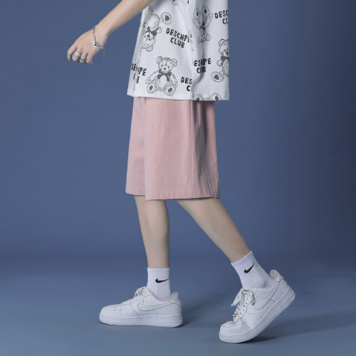 2023夏季短裤男薄款裤子潮流百搭速干纯棉五分裤DK651-特批25，男装休闲裤，星座718-1