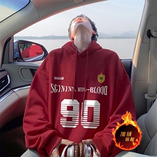 抖音得物供货可提供视频秋冬重磅美式宽松连帽卫衣DL2095，男装卫衣，电商A486