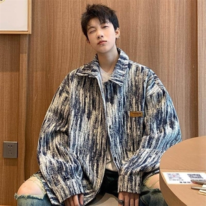 特批P50无差价25新款贴标夹克男扎染小香风痞帅外套J683偏大一码图片