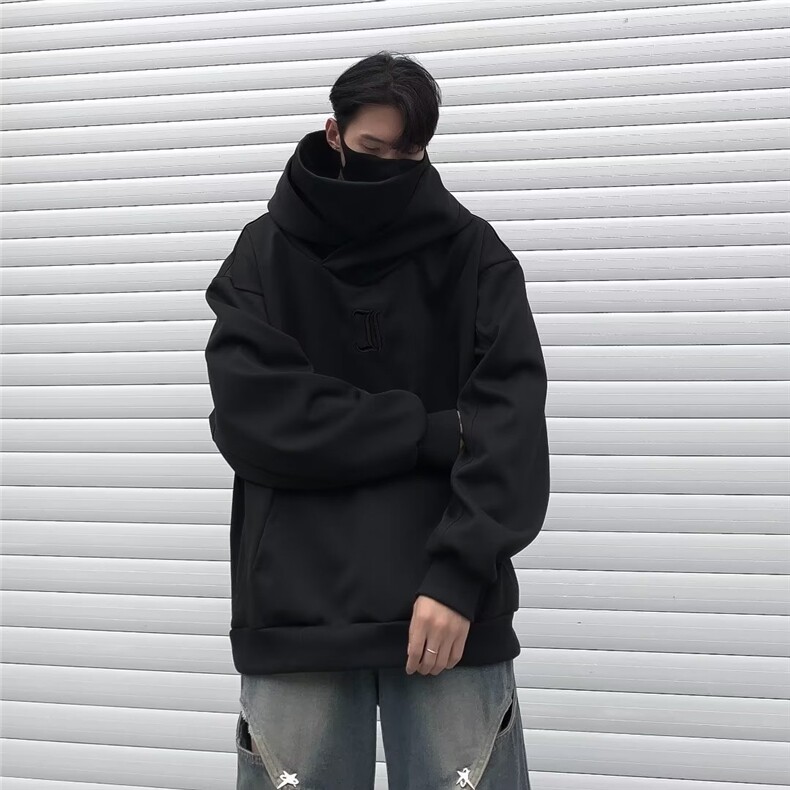 堆堆领卫衣男潮ins港风潮流QW24P50,男装卫衣,星座1116-2