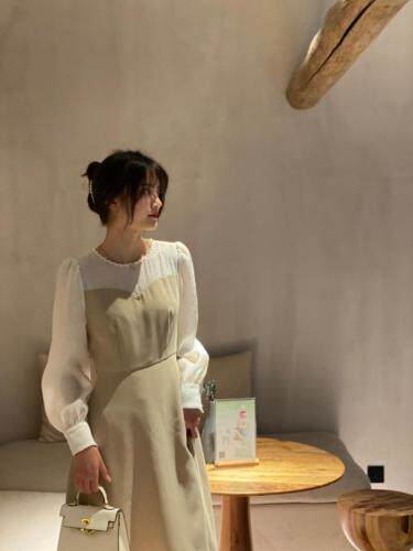 秋款新款现货连衣裙m-4xL，女装连衣裙，董与陈