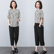 2023夏季新款时尚气质宽松显瘦休闲舒适潮流两件套，女装套装/套裙，独衣靓