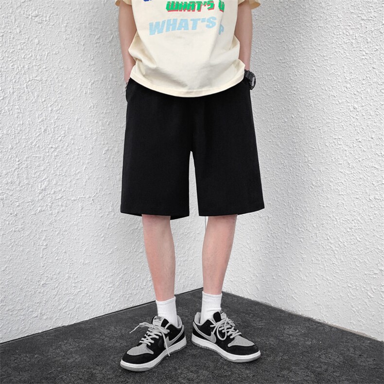 K6027/P20港风纯色休闲短裤男宽松弹力中裤大码跑量控29,男装牛仔裤,电商A141