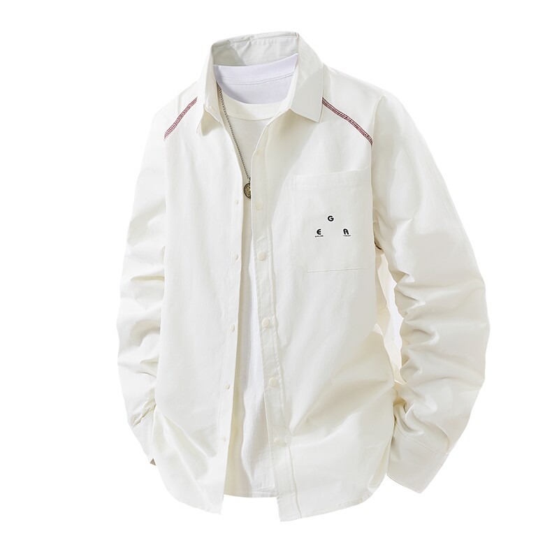 秋季男士衬衫外套青少年拼色宽松工装夹克上衣GS60102，男装夹克，星座1206（原A206）