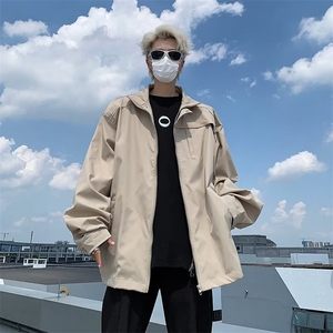 美式潮牌高街设计感小众外套男女秋冬季情侣飞行服机能 HY166 P65图片