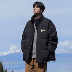 现货抖音得物可供视频冬季三防加厚羽绒棉衣外套面包棉服81152，男装棉衣，电商A486
