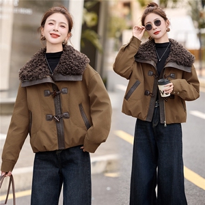 现货BAO款新增颜色2025冬季新款大毛领派克羽绒服女外套图片