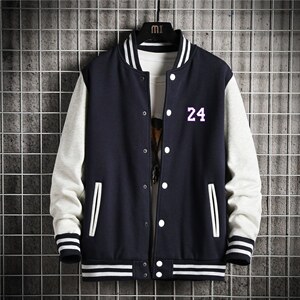 2025秋季新款棒球服运动卫衣外套大码宽松夹克XZ102A-4-Q8940-P55图片