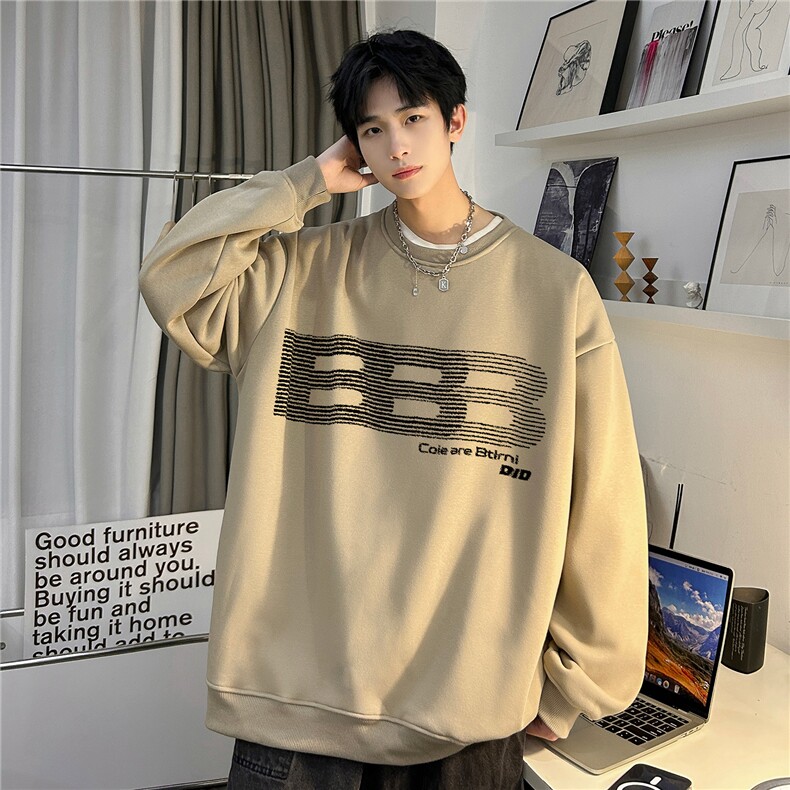 秋季大码圆领卫衣套头外套男,男装卫衣,星座610B-1