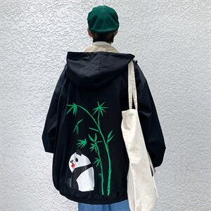 709-JK99-P100 20秋款 港风双面穿印花休闲夹克外套男图片