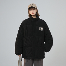 灯芯绒时尚立领贴标学院风棉服2025冬季新款韩版ins控118C527-90，男装棉衣，星座911-2(原星座613-2）