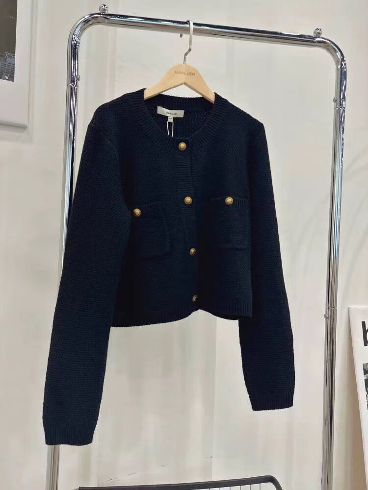 2024年秋季圆领纯色长袖时尚气质简约百搭针织衫，女装羊毛衫，百纯羊绒