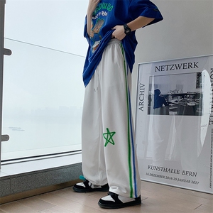 港风潮男直筒休闲百搭裤宽松潮流百搭运动长裤K0215-P35图片