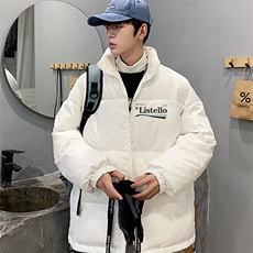 立领棉服男冬季户外潮牌棉衣大码宽松百搭加绒加厚外套MY303-P60，男装棉衣，电商B219