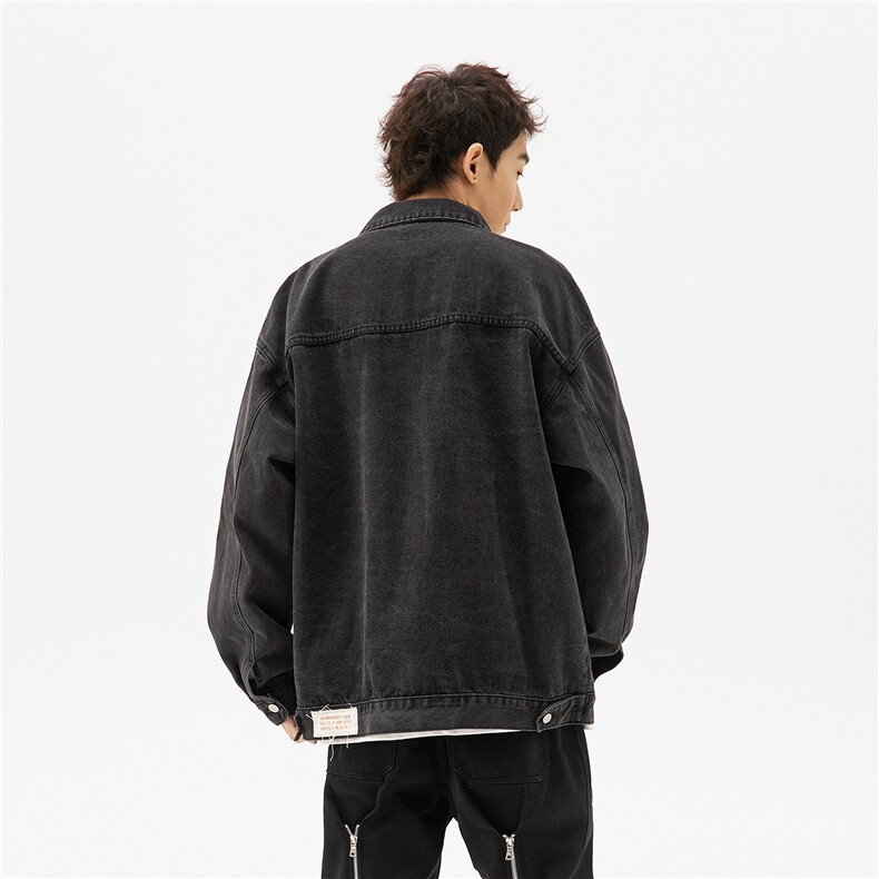 2025春模特牛仔水洗外套--3805,男装夹克,电商S012（CATTEE）
