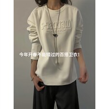 XZ809A/CX616/特P29/控58270克华棉结构美式钢印长袖打底衫卫衣，男装T恤，星座809A(原222-1)