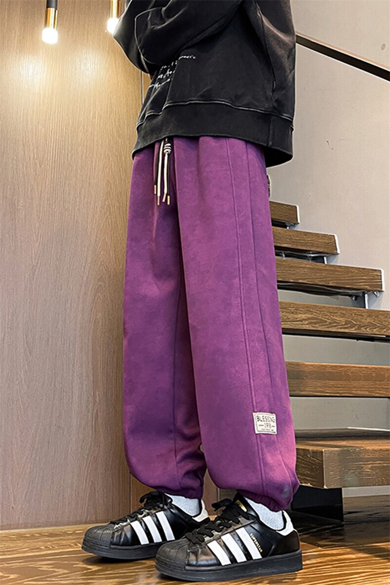 8XL-M春季束脚休闲卫裤男大码痞帅脏脏休闲百搭裤子KZ022特价P40,男装休闲裤,电商B312