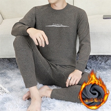 保暖内衣男士秋衣秋裤加绒加厚特厚中老年保暖套装TZ2491-P70，男装棉衣，星座310B-3