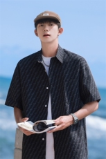 C0062-P40夏季新款满印潮流翻领短袖衬衫，男装T恤，星座109