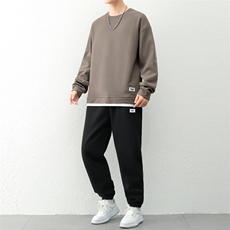 新品休闲运动华夫格套装，男装休闲套装，星座1106-2（原1111B）