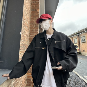 高街飞行员棒球服男潮牌ins痞帅外套炸街夹克JK0863-P80图片