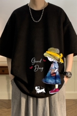 麂皮绒短袖t恤男大码半袖男JD82415-P25，男装T恤，电商A040