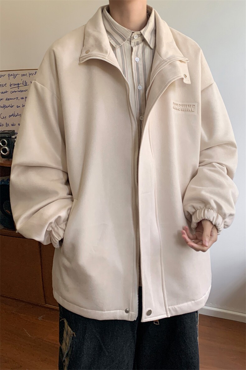 早秋~2025秋冬新款男士夹克外套百搭钢印立领上衣JK666特P75控148,男装夹克,电商B220