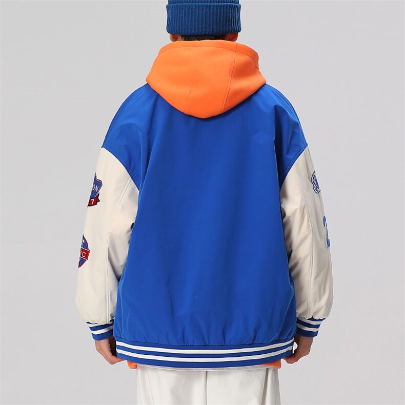 秋款棒球服夹克外套男潮牌无影墙刺绣情侣学生22129-P80控128,男装夹克,星座717