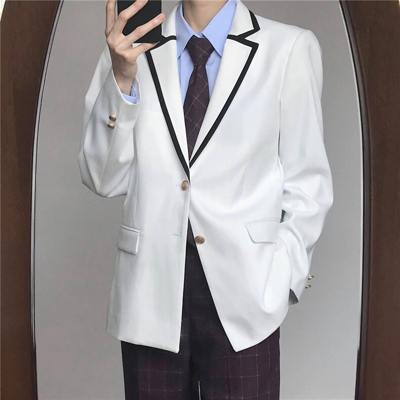 日系西装学院风校园DK西服外套制服班服校套装男春秋W6813-P62，男装西服，星座412-3