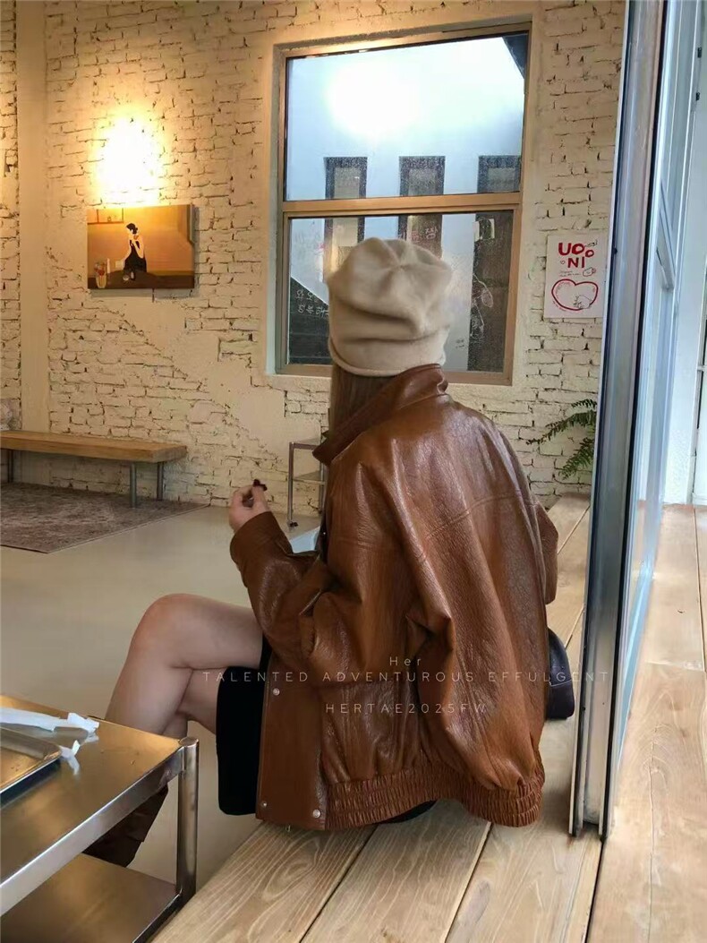 2025秋冬百搭时尚简约女士羽绒皮衣,女装短外套,泰合衣坊