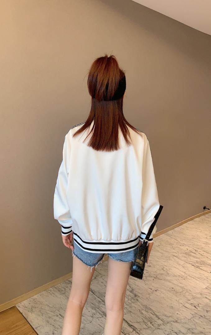 时尚棒球服，黑色，白色，绿色，3个尺码(m，L，ⅹL)，女装，湘怡服饰