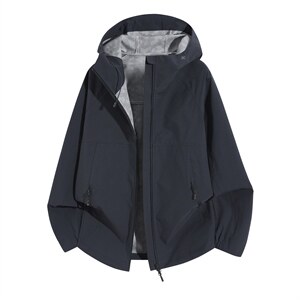 新款户外运动登山情侣款多色连帽工装冲锋衣软壳外套CF2618-特P50，男装夹克，星座1403A