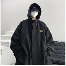 连帽冲锋衣男女春秋冬潮牌工装运动外套ins潮流宽松休闲夹克上衣，男装夹克，星座506A