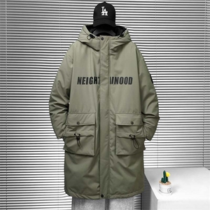XZ402-2时尚工装户外长款白鸭绒羽绒服外套P330控468-YR2103货足图片