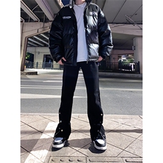 拿图不拿货cleanfit牛仔裤开叉纽扣微喇叭裤子KZA18-P55，男装牛仔裤，星座1007（原301D）