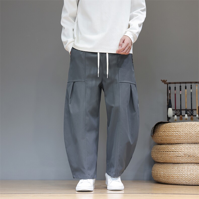 风冬季新款休闲裤男款宽松大码长裤XZ221-6-K29-P55，男装休闲裤，星座221-6