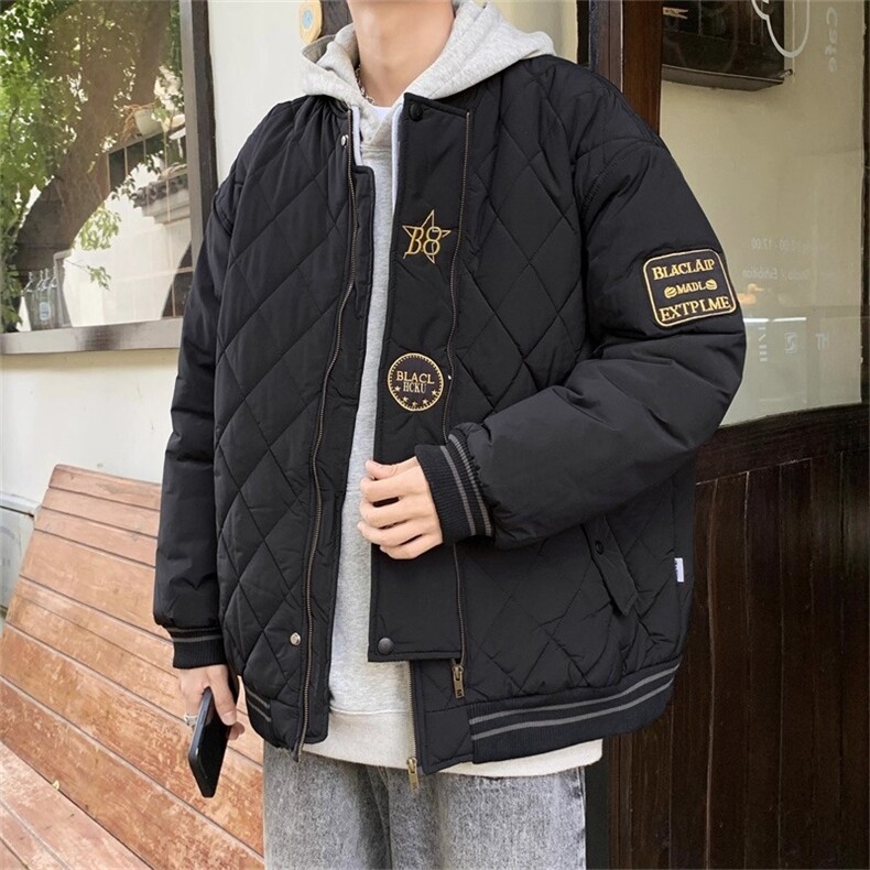 网图2025美式飞行员夹克外套棒球棉服夹克外套A025-GY18020-P78,男装夹克,电商A025