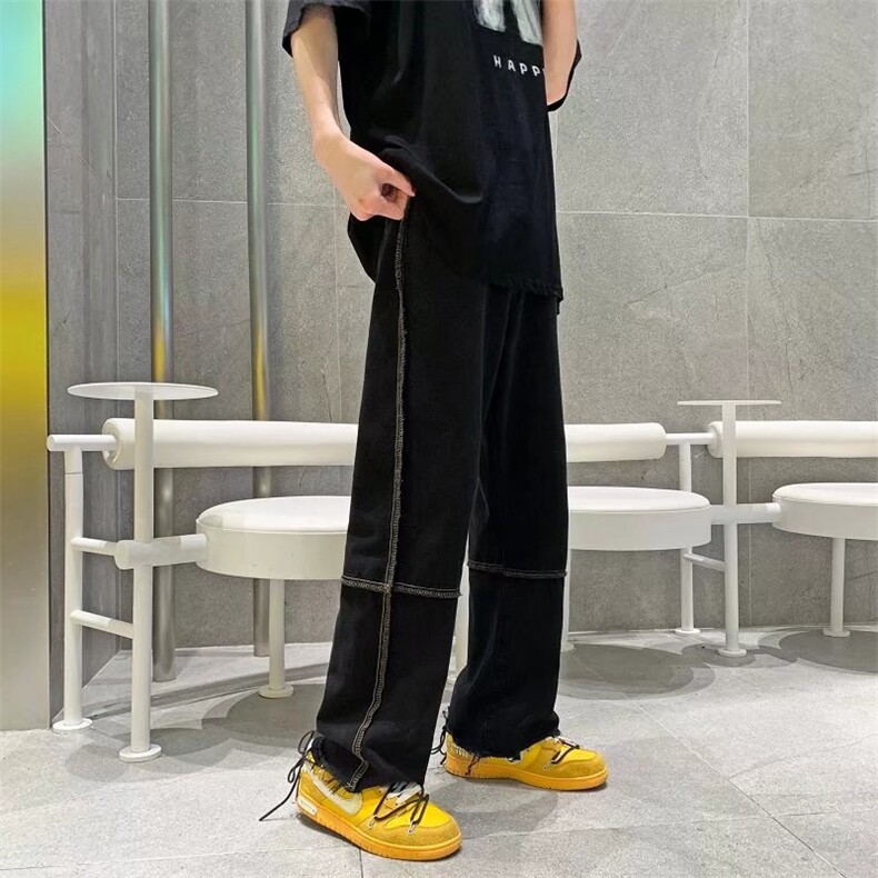2023年新款牛仔裤男个性直筒休闲老爹裤N7107P38,男装牛仔裤,星座1116-2