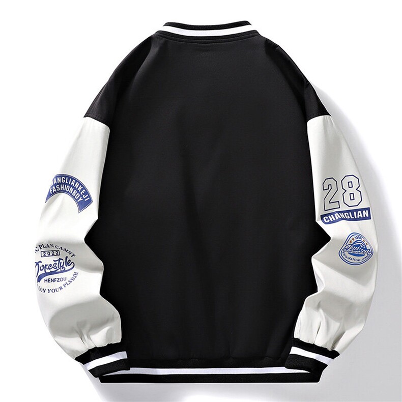 2023主推跑量款秋棒球服夹克男士韩版外套潮5013-JK1166-P35,男装夹克,星座1105