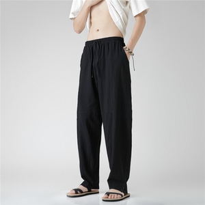 2025夏季风棉麻休闲裤 长裤 宽松 A057-K381-P45（第二套图）图片