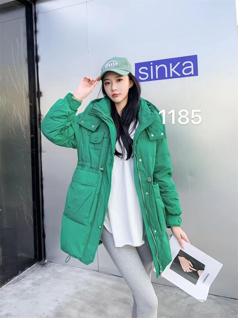 2021羽绒服亮色系，女装羽绒服，秀水丽人