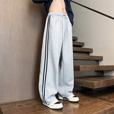 311B-1-1938-P33控69秋冬潮流弯刀裤休闲宽松直筒运动长裤，女装休闲裤，星座311B-1